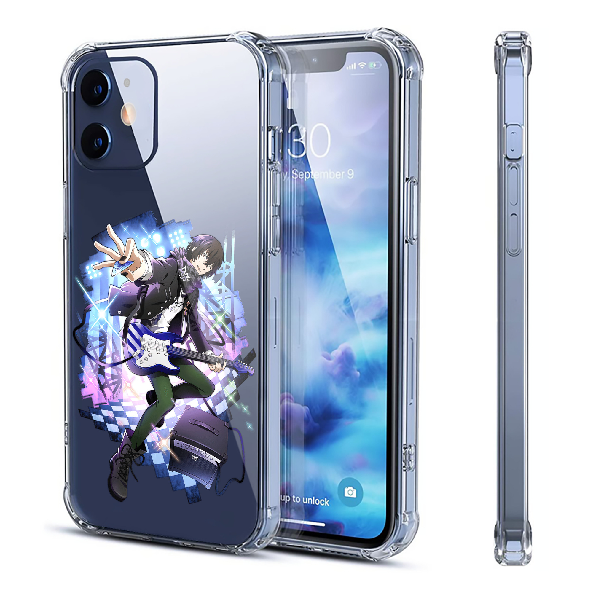 （画像用） 文豪ストレイドッグス Bungo Stray Dogs 【iPhone 12シリーズ対応】透明スマホケース（クリアソフトケース）
